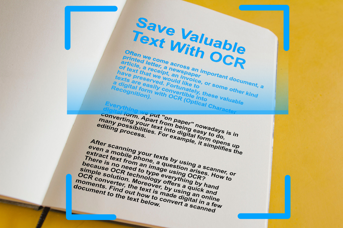 Save Valuable Text With OCR