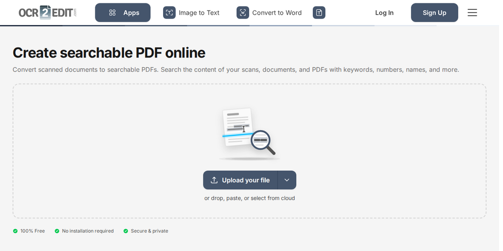 PDF durchsuchbar machen